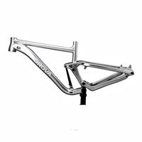 Cadre de vélo de montagne en aluminium AL6061 sur mesure OEM, 26-29 pouces, cadre Softail DH MTB, vente en gros, certifié CE