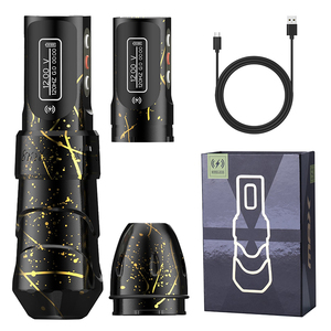 Machine à tatouer rotative sans fil 2000 mAh, course de 4 mm, moteur sans noyau, en alliage d'aluminium, rechargeable, pour artistes - Product Image 1