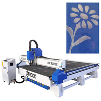 ART-2030 Table à vide 2000*3000mm Cnc Router Machine pour MDF Contreplaqué Acrylique Découpe