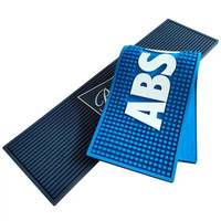 Tapis de bar/comptoir en PVC antidérapant, imperméable et filtrant l'eau, longueur personnalisée, modèle 02