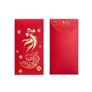 Tùy Chỉnh Thực Hiện Sang Trọng Phong Bì Màu Đỏ Hồng Bao Tiền Gói Cho Trung Quốc Năm Mới Giấy Sang Trọng Hộp Cho Món Quà Cho - Product Image 2
