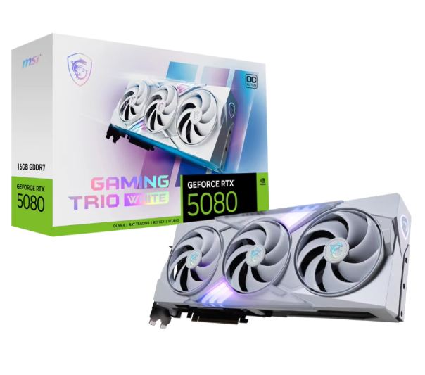 GeForce RTX 5080 16G GAMING TRIO  OC WHITE
