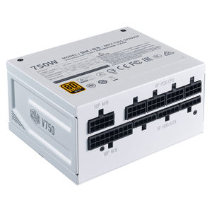 Fuente de alimentación modular completa CoolerMaster V750 <span class=keywords><strong>750W</strong></span> <span class=keywords><strong>SFX</strong></span> <span class=keywords><strong>Gold</strong></span> White Edition con soporte certificado 80 Plus <span class=keywords><strong>Gold</strong></span> Garantía de 10 años - Product Image 2