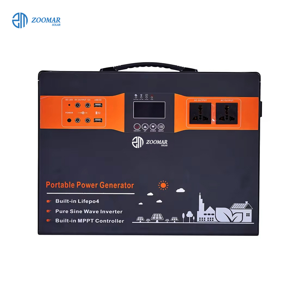 5000W Portable Solar Power Generator Pure Sine Wave Inverter Built-in LiFePO4 Battery MPPT Controller Off-Grid System · image 4
