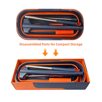 OEM ODM Ensemble de balai plat industriel en microfibre 360 avec manche en acier inoxydable, têtes de rechange réutilisables pour nettoyage humide et sec, et seau