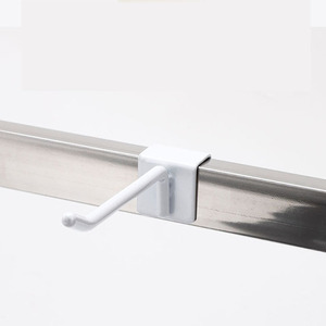 Zhuotong FC-004ซูเปอร์มาร์เก็ตร้านเสื้อผ้าท่องานหนักเหล็กชุบโครเมี่ยมตะขอเหล็กเดี่ยว2 "<span class=keywords><strong>4</strong></span>" - Product Image 2