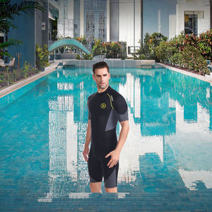 Combinaison <span class=keywords><strong>de</strong></span> plongée intégrale demi-jambe avec manches respirantes pour hommes <span class=keywords><strong>Shorty</strong></span> <span class=keywords><strong>de</strong></span> natation et <span class=keywords><strong>de</strong></span> plongée - Product Image 3