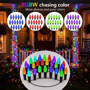 100ft 250ft 300ft C9 <b>Led</b> Bulb Christmas <b>Tree</b> <b>Lights</b> 24V Outdoor Waterproof Ip65 Holiday Decoration Smart String Lighting - Product Image 3