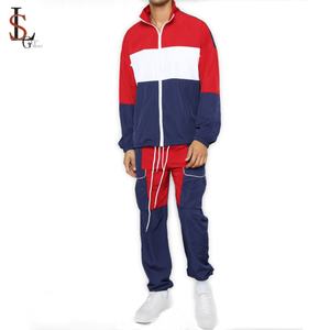 Survêtements de sport personnalisés avec logo imprimé, vente en gros, jogging, ensembles de survêtements 100% polyester pour hommes - Product Image 1