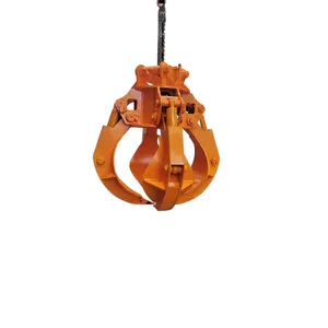 Excavator Attachment Hydraulic Orange Peel Grapple Excavator Crane Hydraulic Scrap Grab Orange Peel Grapple