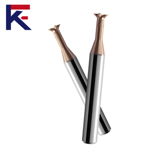 Fresa de Carburo Sólido KF de 4 Filos con Recubrimiento <span class=keywords><strong>TiNC</strong></span> para Perfiles de Metal CNC, Amplio Rango de Dureza, Bajo Desgaste - Product Image 3