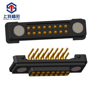 <span class=keywords><strong>2</strong></span>列オスとメス90 ° 度THTまたはSMT Pogoピンコネクタ - Product Image 2