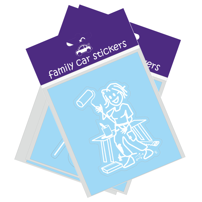 transparent car sticker/transparent car label/transparent car decal