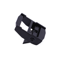 Boucle de verrouillage en fer noir de 1 pouce, capacité 250 kg, pour sangle et attache de cargaison
