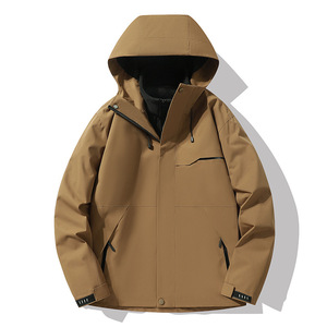 Veste d'hiver imperméable coupe-vent trois-en-un détachable pour homme et femme, taille plus, veste de randonnée <span class=keywords><strong>chaude</strong></span> - Product Image 6