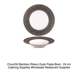 Bol à pâtes Bamboo Relief Dusk 24 cm Intérieur 13,5 cm Churchill -12-Dubalwbm - Product Image 2