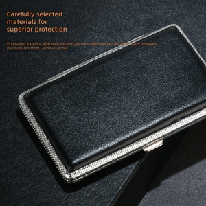 Estuche de Cigarrillos Delgado y Portátil de Cuero PU Impermeable para Mujer, Marca Dericsson, para 20 Cigarrillos, con Logotipo Personalizado Disponible - Product Image 6