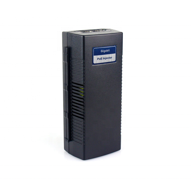 Durable Standard High Power 30W PoE Injector DC48V 10/100/1000M IEEE802.3at/at Gigabit PoE Injector