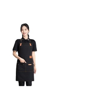 Adjustable Halter Neck Waterproof Canvas Apron One Size For Supermarkets Milk Tea Shops Beauty Salons Cake Shops - Product Image 3