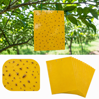 Waterdichte fruitvliegval met dubbelzijdige gele kleefstrips voor thrips/bladluizen/witte vliegen, 0,23 mm dik.