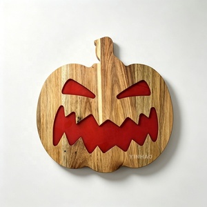 Planche à <span class=keywords><strong>fromage</strong></span> YINHAO pour Halloween, en forme de fantôme et de citrouille, pour la découpe et le service de charcuterie, idéale pour les fêtes de Halloween et la décoration de la maison - Product Image 5