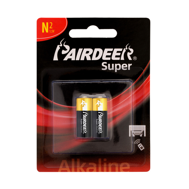 Pairdeer Private 1.5V LR1 N Size Am5 Aa/2 Primary Dry Cell Super Alkaline Battery