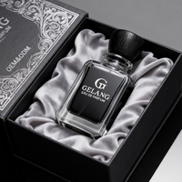 Nouvelle arrivée, flacon de parfum de luxe 30 ml, flacon de parfum carré personnalisé en verre 50 ml 100 ml, flacon de parfum vide avec emballage boîte