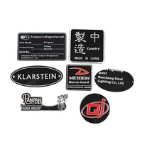 Plaques signalétiques personnalisées plaquées or brillant, peintes, 1 mm, diverses signalétique, logos estampés, badges moulés sous pression, emblèmes métalliques résistants à la corrosion