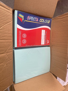 Papelería para oficina y escuela, venta al por mayor, buena calidad, varios colores, 180g, 100 hojas por paquete, papel de Color de tamaño A4 de 210x297mm - Product Image 5