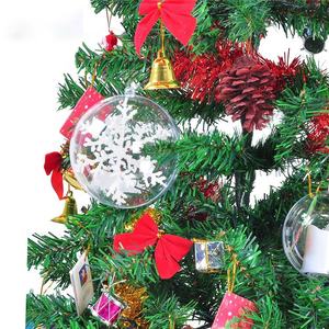 Boules rondes artisanales en plastique transparentes, boules d'ornement - Product Image 3