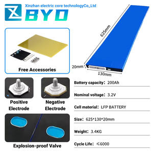 Литий-ионные аккумуляторные батареи для хранения солнечной энергии, блоки Blade 3.2V 100Ah 200Ah, литиевые батареи BYD - Product Image 2
