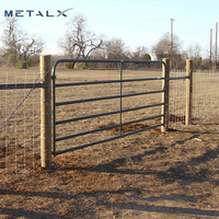 Clôture de ferme en métal, filet de fil de 10 pieds recouvert de poudre, robuste, modèles pour maisons de ferme
