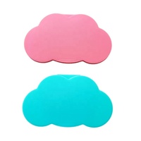 Lingettes humides en forme de nuage, colorées, emballage en nitrile à ouverture facile, couvercle scellé en PP, petites et grandes tailles pour les soins personnels
