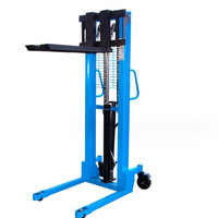 Chariot élévateur électrique portable pour la logistique, chariot élévateur à palettes mobile de 1 tonne