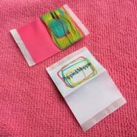 Étiquette latérale tissée double face à boucle pour T-shirt, étiquette latérale lavable à coudre sur vêtement avec faible MOQ