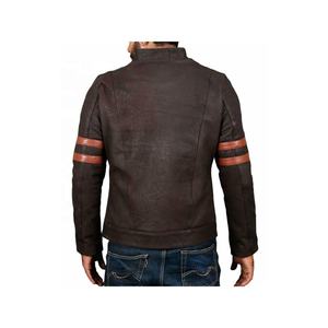 Veste en cuir pour homme 2026, cuir d'agneau véritable, veste de mode en cuir de vache, style motard, vestes de mode - Product Image 3