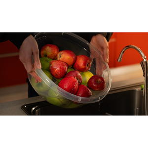 27000ml Transparent Plastique Alimentaire Passe au Lave-Vaisselle Couvercle Grand Bol de Stockage Profond Transparent Récipient Polyvalent pour la Préparation des Aliments - Product Image 2