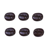 Kit de Bricolage Créatif pour Jouets Miniatures en Forme de Grains de Café, Breloques Cabochons en Résine, Petites Décorations