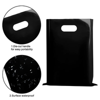 Sacs de Magasinage Personnalisés en Plastique avec Poignées Découpées, Sacs en Plastique Durables LDPE/HDPE pour Entreprises