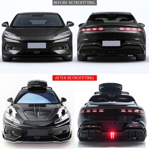 2024-2025 Car Modification Upgrade Carbon Fiber Front Bumper Rear Bumper Body Kit for DENZA Z9GT <b>Plug</b>-in Hybrid Version - Product Image 2