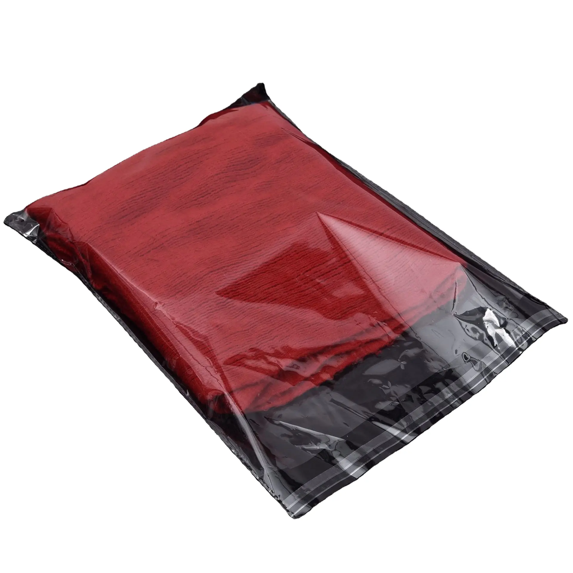 Bolsas de polietileno personalizadas transparentes que se pueden volver a sellar, bolsas de polietileno OPP de plástico transparente para ropa