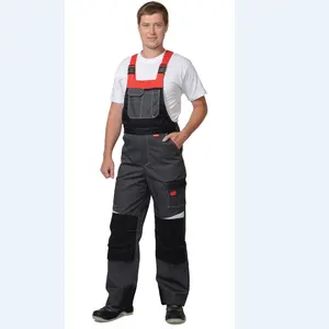 Bretelle da uomo uniformi da lavoro abbigliamento da lavoro meccanico salopette per adulti