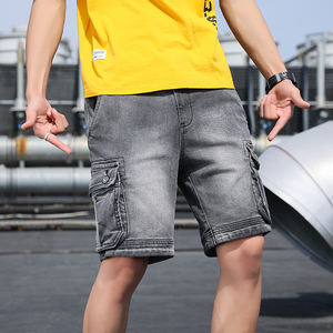 Shorts en jean de haute qualité pour hommes, shorts en denim d'été 2021, pantalons courts pour garçons, jeunes shorts en jean respirants pour hommes - Product Image 3