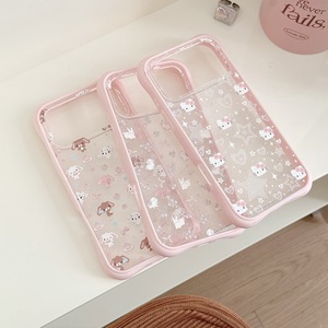 Nouvelle coque de téléphone mignonne de dessin animé <span class=keywords><strong>Lapin</strong></span> et Chat pour iPhone 17 16 Pro Max, coque de téléphone pour fille célébrité d'Internet pour iPhone 17 16 Pro Max - Product Image 3