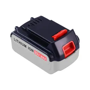 LBXR20 20 Volt Max Batterie ersetzen für Schwarz und Decker 20 V Lithium Batterie LB20 LBX20 LBXR2020 LBX4020 LB2X4020-OPE