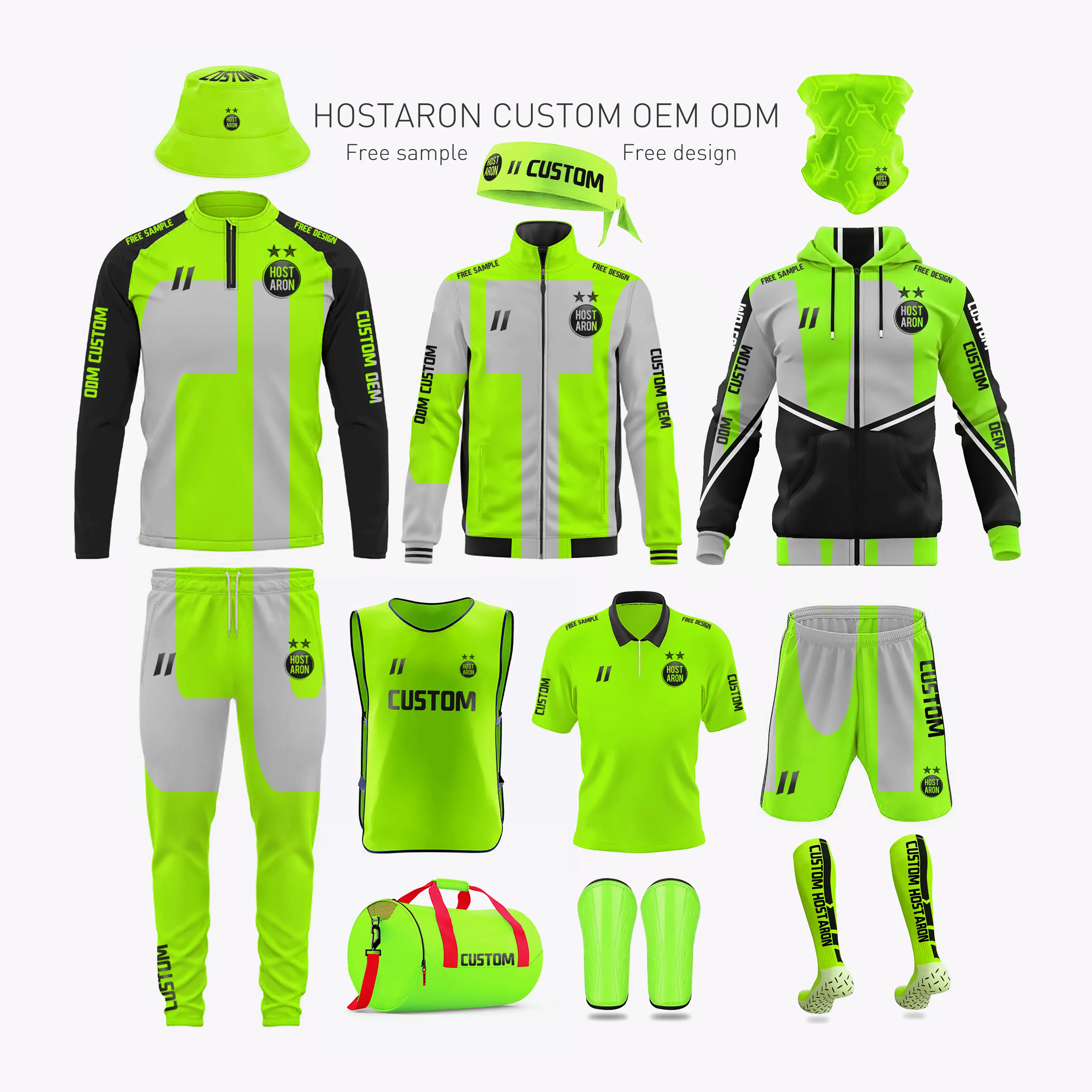 HOSTARON Uniformes de Fútbol de Alta Calidad, Camiseta de Fútbol con Estampado Personalizado, Nuevo Diseño, OEM, Ropa Deportiva