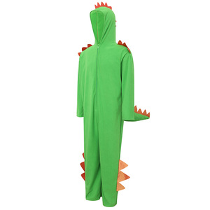 Disfraz de Dinosaurio Verde para Halloween, Traje de Pijama para Adultos con Cola Grande, Disfraz de Cosplay de Poliéster - Product Image 5