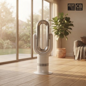 Ventilateur tour sans pales télécommandé Angelo QG-660 en plastique, avec oscillation grand angle, pour salon, chambre et bureau - Product Image 1