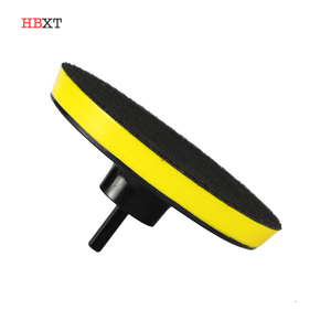 7 180 मिमी पॉलिशिंग पैड कार पॉलिश करने वाली बुशिंग व्हील हुक और लूप बैक पॉलिशिंग पैड ड्रिल थ्रेड एम 10 एम 14 एम 16 - Product Image 5