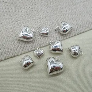 A1336 модный шарм в форме сердца стерлингового серебра 925 Подвеска для ожерелья изготовления ювелирных изделий